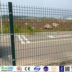Panneau de clôture en treillis métallique galvanisé 3D courbé, clôture de sécurité en fer pour les résidences, les commerces, les cours extérieures, revêtement en PVC - Product Image 4