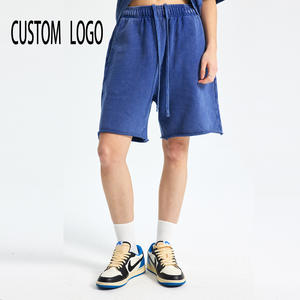 Shorts amples 100 % coton taille mi-haute pour homme, style décontracté et sportif, idéal pour l'été – Collection Designer High Street - Product Image 1