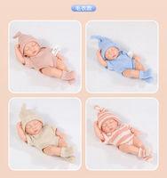 Muñeca Reborn de 20 cm en Oferta, Personalizada, Cuerpo Completo, Unisex, de Goma Suave, Miniatura de 8 Pulgadas, Simulación de Bebé de Vinilo