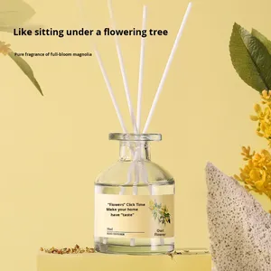 Diffuseur d'ambiance artisanal sans alcool en verre, grand flacon, parfum longue durée, premium, sans flamme - Product Image 2