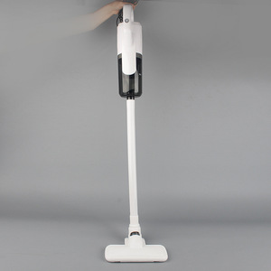 Stick Vacuum Cleaner 0.5L Dust Bin <b>Battery</b> Powered White For Home Carpet Cleaning - Product Image 1