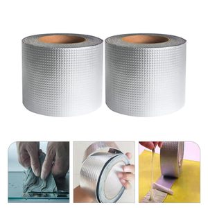 Cinta de Butilo de Aluminio Superimpermeable, Cinta de Butilo de Aluminio con Adhesivo de Caucho de Butilo para Ventanas y Techos Metálicos - Product Image 4
