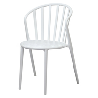 Chaise de salle à manger en plastique rouge, design moderne DHF, empilable, pour l'extérieur, la maison, le bureau et l'école