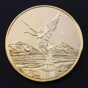 1 Unze vergoldete Münzen American Mexican Eagle Ocean Freiheits statue Gedenkmünze Sammlerstücke - Product Image 2