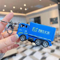 Porte-clés en alliage de camion, modèle de camion, cadeaux promotionnels, porte-clés de camion, porte-clés en métal solide personnalisé, porte-clés en plastique