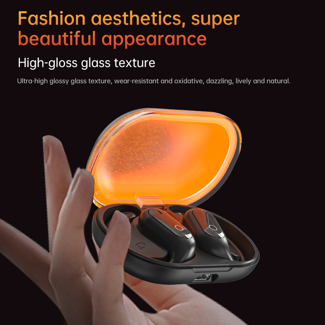 Luminous TWS Wireless Headphones TWS Stereo Sound Earbuds Type-c Gaming Ear-hook Earphones Wireless Earbuds Sports