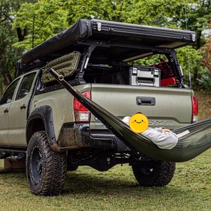 2024 Portable deux personnes en Nylon balançoire hamac Offre Spéciale acier tissu pour Camping en plein air voiture tout-terrain voyage attelage monté suspendu - Product Image 2