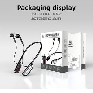 Auriculares Inalámbricos con Montaje Trasero, Tarjeta de Sonido para Transmisión en Vivo por Computadora, Canto en Tiempo Real, Monitoreo de Oído, Estéreo con Cancelación de Ruido - Product Image 3