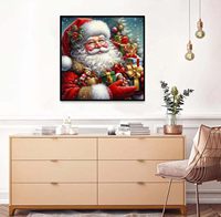 Kits de peinture diamantée 5D DIY de Père Noël Songwoo en gros, peinture diamantée complète pour adultes