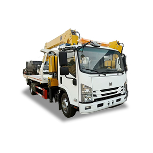 ISUZU 4*2 multipropósito Wrecker Crane Truck Platform Flat Bed Truck 8T Car Carrier Road Recovery Tow Truck - Product Image 4