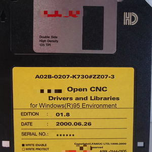 1 Pezzo Nuovo Originale Open A02b-0207-k730zz07-<span class=keywords><strong>3</strong></span> Floppy Disk PLC - Product Image 1
