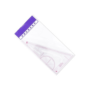 Regla Triangular 3220 de Plástico con Escala Proporcional para Diseño y Gradación de Patrones de Ropa - Product Image 2