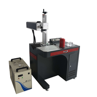 Machine de marquage laser UV à focalisation statique dynamique 3D 5W 10W 15W avec rotatif non rotatif