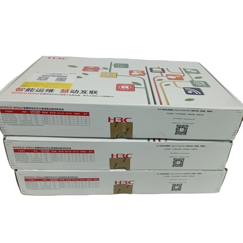 H3 C MSR830-6EI-WiNet Enterprise-class Dual WAN port Gigabit Smart Router Gateway with 150 Machines