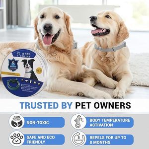 <span class=keywords><strong>Collar</strong></span> <span class=keywords><strong>Antipulgas</strong></span> y Garrapatas de Goma <span class=keywords><strong>para</strong></span> <span class=keywords><strong>Perros</strong></span> y Gatos con Cierre de Hebilla Ajustable - Product Image 2