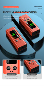 신제품 휴대용 배터리 구동 3-in-1 일산화탄소 감지기, 가정, 야외, RV 및 여행용 CO 감지기 모니터 - Product Image 5