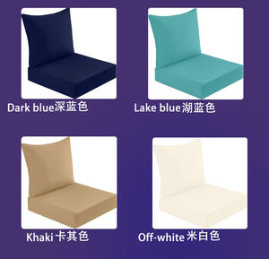 <span class=keywords><strong>Coussin</strong></span> d'extérieur carré extra épais, base antidérapante, housse imperméable, mousse portable pour meubles de <span class=keywords><strong>jardin</strong></span>, coussins de siège - Product Image 6