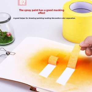 Autocollant acrylique professionnel pour masquage mural, décoration, peinture, décollage propre sans résidus, bords nettoyés, résistant aux UV, rénovation de la maison, bricolage - Product Image 2