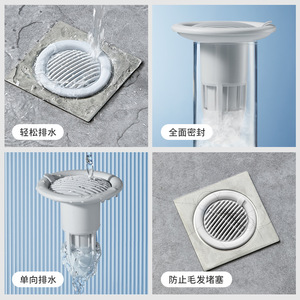 HeDou Bathroom Drain Cover 84 Mm Anti-Odor Filter For Floor Sink With Anti-Corrosion Design - Product Image 3