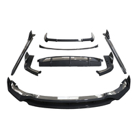 Kit aéronautique X5 Style Knight, Look noir brillant, carbone, pour BMW X5 G05 m-tech