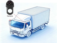 Cámara de Visión Trasera OEM AHD 1080P 12V Impermeable, Montada en el Brazo del Espejo Retrovisor del Automóvil, Vista Lateral Derecha/Izquierda, Sistema de Seguridad para Punto Ciego