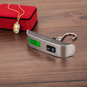 Nouveau design <span class=keywords><strong>50</strong></span> <span class=keywords><strong>Kg</strong></span> électronique portable crochet suspendu cadran pesage numérique Lcd balance à bagages - Product Image 6