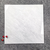 Bahan Bangunan Ubin Lantai Porselen Marmer Italia Berkualitas Tinggi Ukuran 60x60cm Anti-Selip untuk Penggunaan Villa Tebal 10mm Tahan Aus