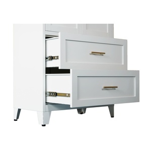 Armario de Almacenamiento de Acero de 2 Puertas con Cerradura con Llave y Cerradura de Combinación, Ecológico, Duradero, Diseño Personalizado, Armario para Ropa - Product Image 2