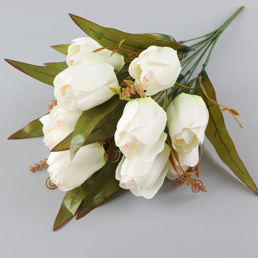 Geweldige Prijzen Voor Kunstbloemen Voor Huisdecoratie Tulpen Real Touch Plastic Bloemen Voor Decoratie Bruiloften