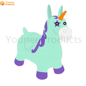 EN71 ASTMF963 Quà Tặng Trẻ Em Chất Lượng Cao Đồ Chơi Bơm Hơi Trẻ Em Cưỡi Kỳ Lân Bouncy Động Vật Phễu - Product Image 4