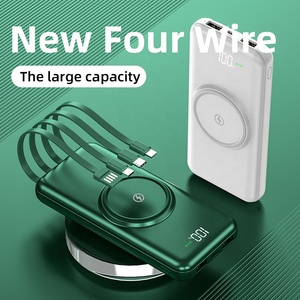 شحن سريع ، شاحن لاسلكي باور بنك محمول ، هاتف محمول ، Usb mah مايكرو USB ، بطارية ليثيوم ABS Mah - Product Image 3