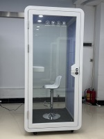 Cabine de bureau modulaire insonorisée, cabine acoustique anti-bruit, cabine de travail, studio d'enregistrement, mini-cabine de travail pour musique et étude