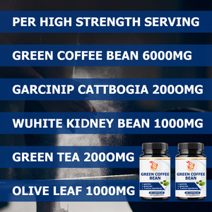 Capsules de café vert personnalisées en usine avec haricot blanc et feuille d'olivier pour la combustion des graisses et la gestion du poids - Product Image 6