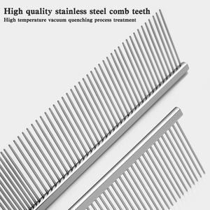 Peine de piano de belleza para mascotas, peine especial de oso de peluche, peine de nudo abierto, peine de perro, estilo de pelo recto - Product Image 4