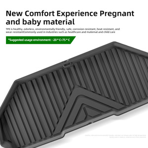Alfombrilla de almacenamiento para maletero de coche de TPE, resistente al desgaste, antideslizante, impermeable, para <span class=keywords><strong>camioneta</strong></span> Rivian R1T - Product Image 2