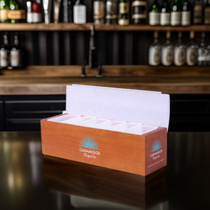 Porte-plateau à condiments rectangulaire en bois écologique avec <span class=keywords><strong>chambre</strong></span> à glace pour la nourriture <span class=keywords><strong>et</strong></span> le jardin à la maison - Product Image 6