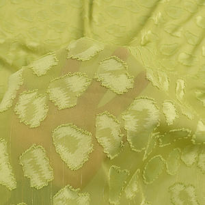 Punto de poliéster tejido alambre de oro manchado Jacquard <span class=keywords><strong>corte</strong></span> gasa 95G primavera y verano ropa para niños tela de vestido fino para mujer - Product Image 5