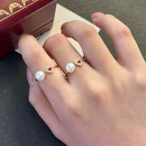 Thanh Lịch Tính Khí Của <span class=keywords><strong>Ruby</strong></span> Vòng Với 7-8Mm Tự Nhiên Màu Trắng Nước Ngọt Bánh Mì Ngọc Trai Vòng Trang Sức Cho Cô Gái - Product Image 6