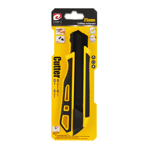 Coltello multiuso Erpsl da 25 mm, taglierino industriale per apertura e taglio di scatole - Product Image 1