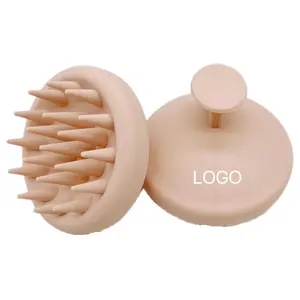 Customize Silicone Scalp Hair Brush Massage Scalp Shampoo Brush