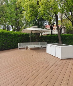 Thiết kế sàn WPC decking Gỗ Ngoài Trời nhựa composite decking Thiết kế sàn decking - Product Image 4
