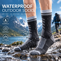 Chaussettes de randonnée imperméables, respirantes, thermiques, mi-mollet, pour hommes et femmes, pour trekking, cyclisme, ski, sports d'hiver