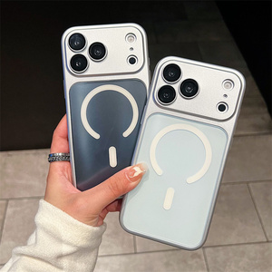 เคสโทรศัพท์แม่เหล็กแบบเปลี่ยนเลนส์กล้องได้ รุ่น Original Converted สำหรับ iPhone 17 16 15 14 Pro Max Armor 2 in 1 พร้อมกระจกเลนส์ Candy AG ฝาหลัง - Product Image 4