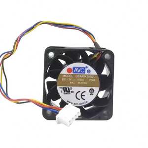 Ventilateur de refroidissement à grande vitesse violent original AVC 4020 DBTA0420B2U 0.5A 12V 4CM PWM original AVC 4020 DBTA0420B2U 0.5A 12V 4CM - Product Image 1