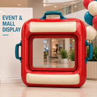 Valise publicitaire gonflable personnalisée, réplique de produit portable pour événement, OEM ODM, logo, couleur, taille, impression personnalisée