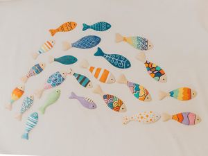 ปลาไม้ยังไม่เสร็จสำหรับงานเพ้นท์ ราคาถูกจากโรงงาน สไตล์มหาสมุทร สีปลอดภัย ปลาเพ้นท์สำเร็จรูป - Product Image 2