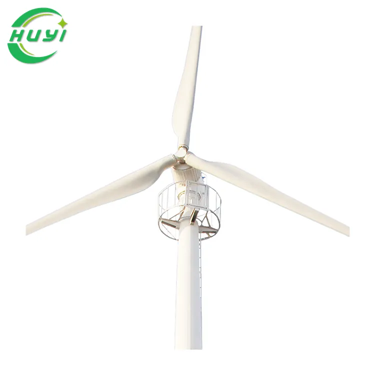 30KW Pitch Control high Output Horizontal Axis Wind electricity Turbine magnet generator price for sale