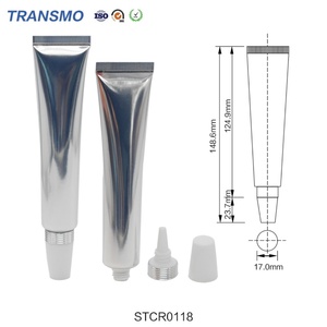 Tube de crème pour les mains de 10 ml avec bouchon blanc, tubes compressibles, flacon de crème pour les mains cosmétique, emballage de tube souple avec bouchon - Product Image 2