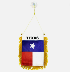 Bandera de South <span class=keywords><strong>Carolina</strong></span> para colgar en la ventana, mini banderas para coche, decoración para espejo retrovisor con ventosa y flecos dorados - Product Image 4