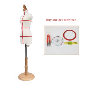 Maniquí de bebé a <span class=keywords><strong>media</strong></span> <span class=keywords><strong>escala</strong></span> para mujer, Mini maniquí con forma de vestido, a <span class=keywords><strong>escala</strong></span> 1/2 o 1/3 - Product Image 6
